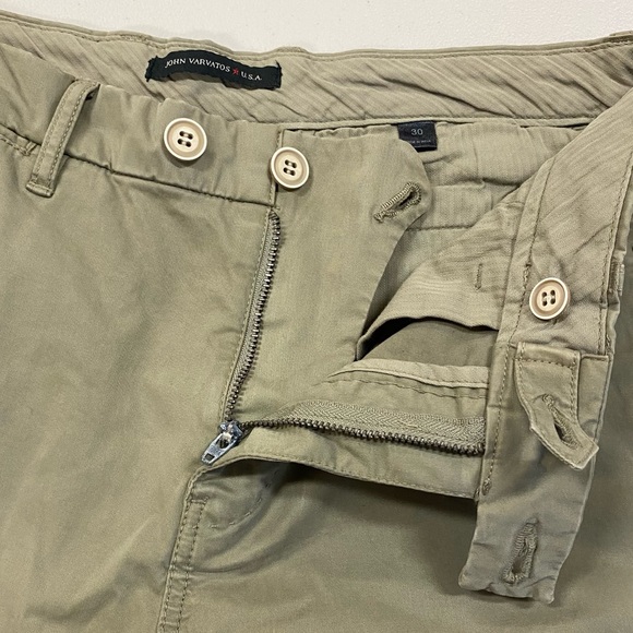 John Varvatos USA Khaki Chino Pants Waist 30 Inseam 31 Excellent Condition. - Picture 8 of 12